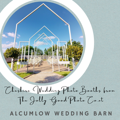 Cheshire Wedding Photo Booths at Alcumlow Wedding Barn
