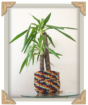 Upcycling the waste from our photo booths. Basket made from repurposed printer reels. Ideas for an Eco friendly wedding.